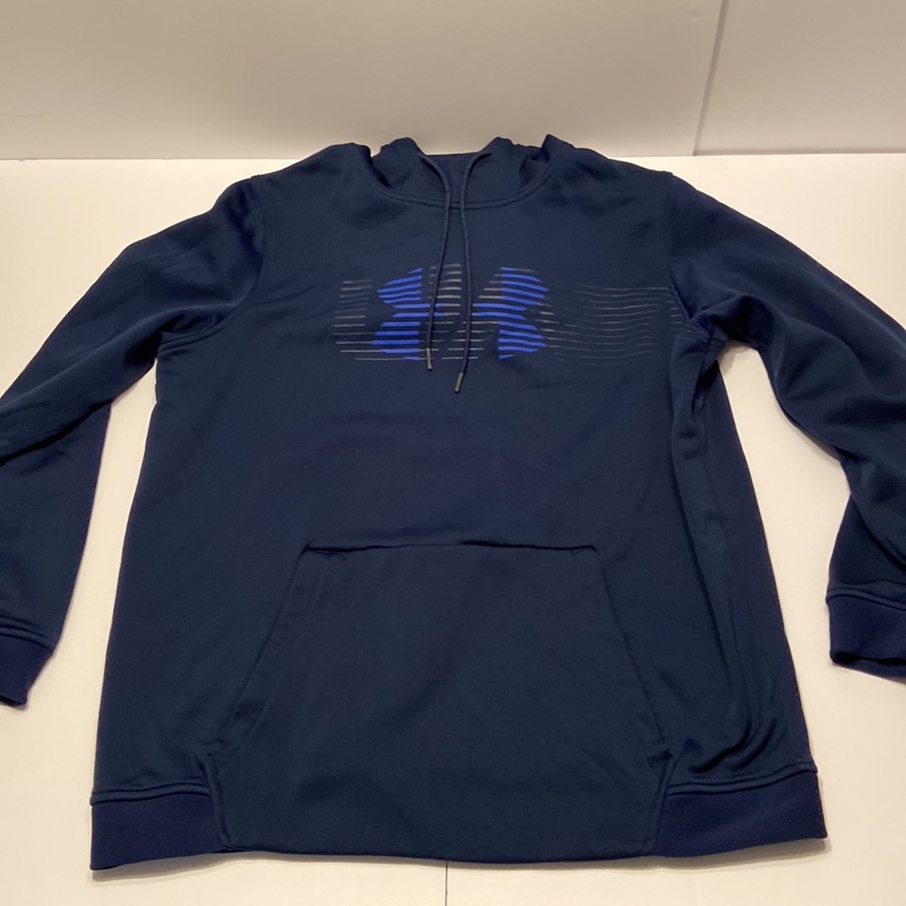 Under Armour Navy Blue ColdGear Hoodie 
Size XL - Picture 4 of 9